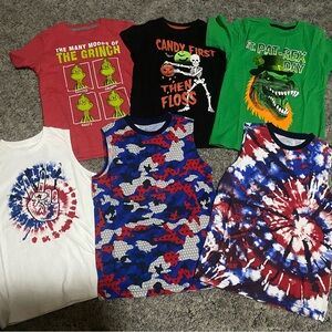 Kids Graphic T-Shirts and Tank Tops Set